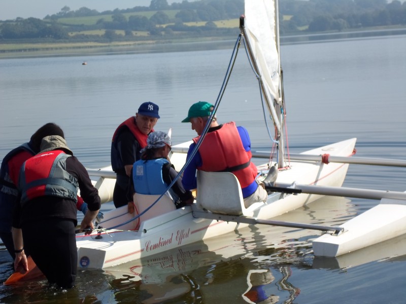 Warren setting sail